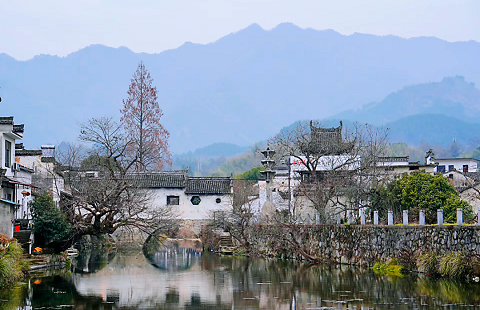 许村村景图
